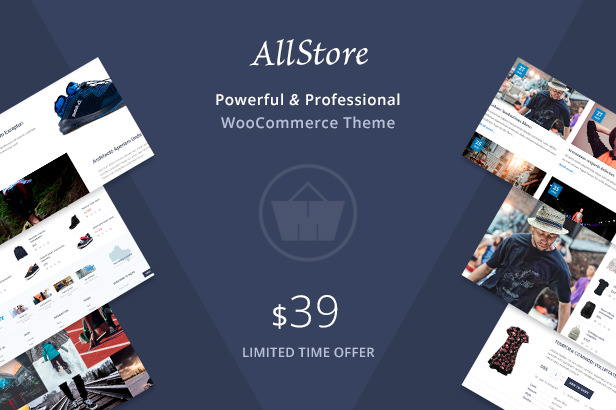 AllStore premium and super powerful ecommerce shop WordPress theme for WooCommerce